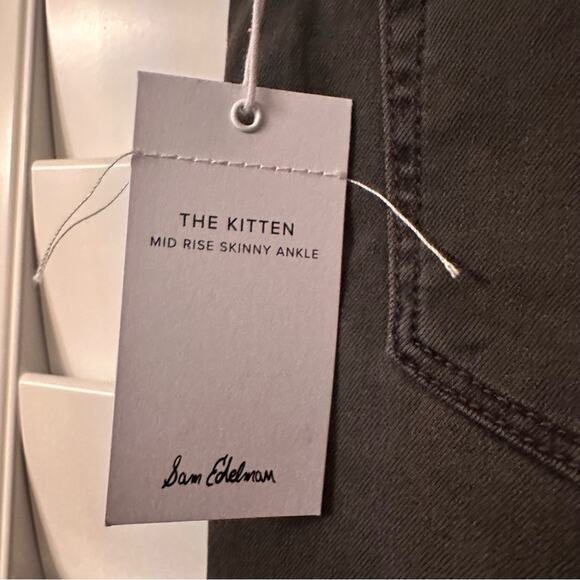Sam Edelman “The Kitten” Mid-Rise Skinny Ankle Jeans – Mason Wash (Size 8/29) - Picture 7 of 13